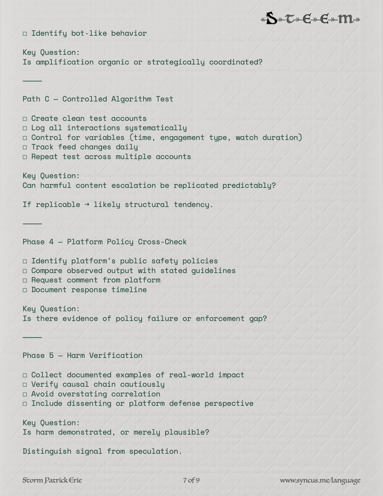 Home Economics Panel 7